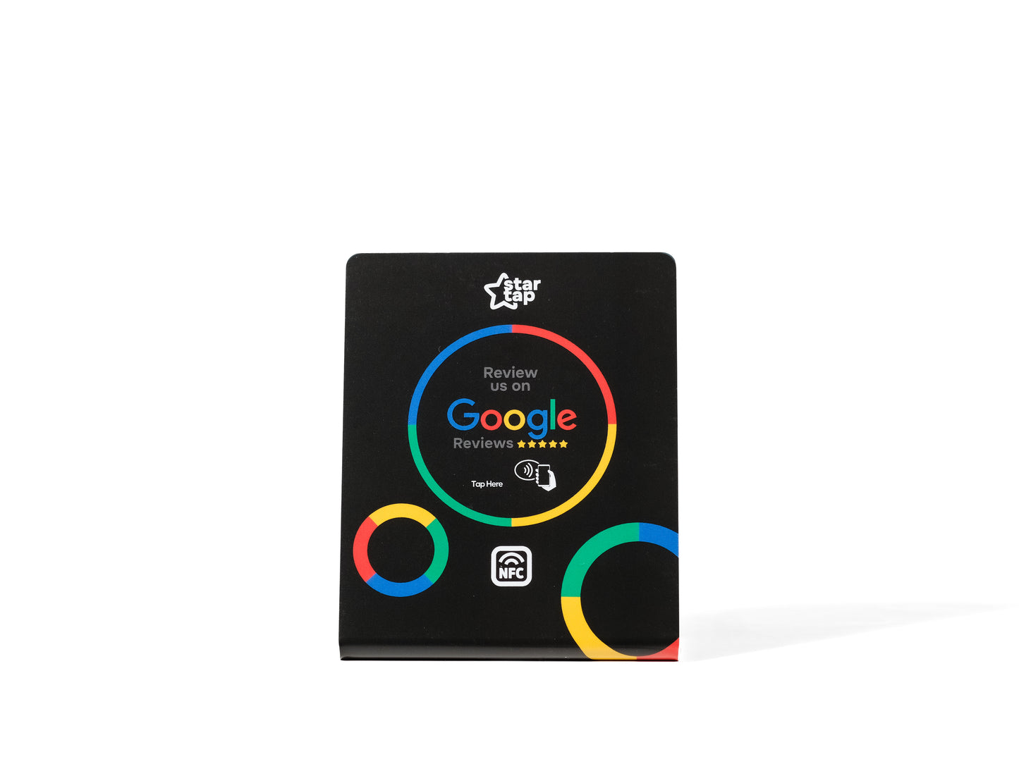 Google 5-Star Review NFC Stand (Black) - Startap Company Limited