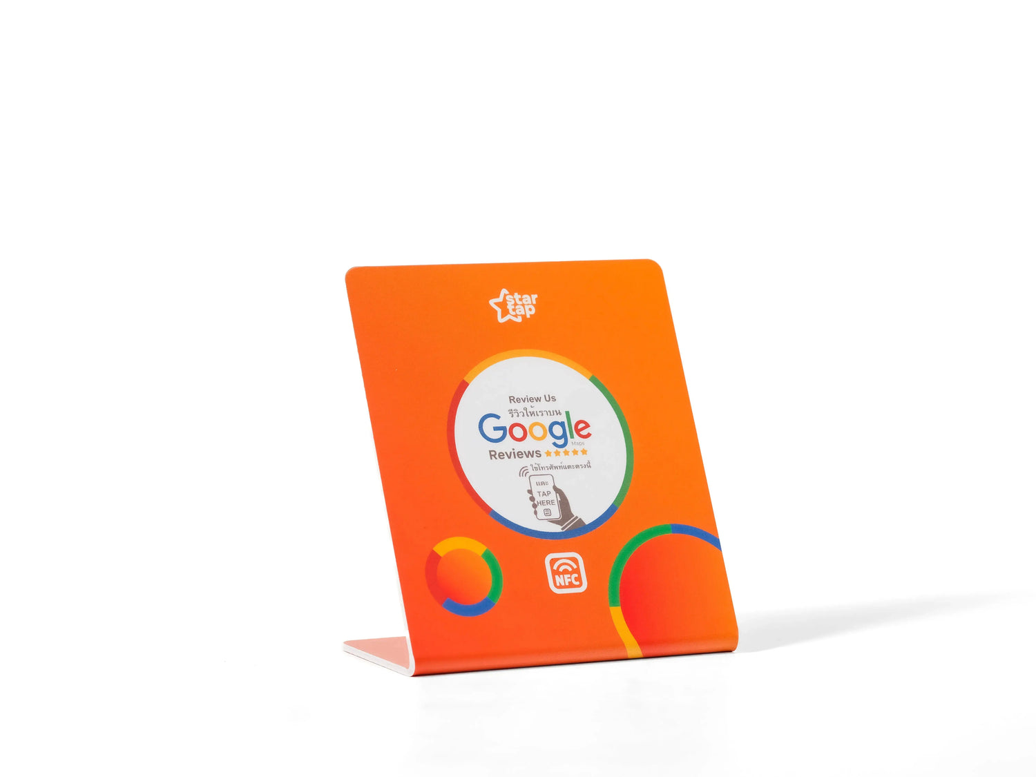 Google Review NFC Stand + 20 Google Map 5-Star Reviews - Startap Company Limited