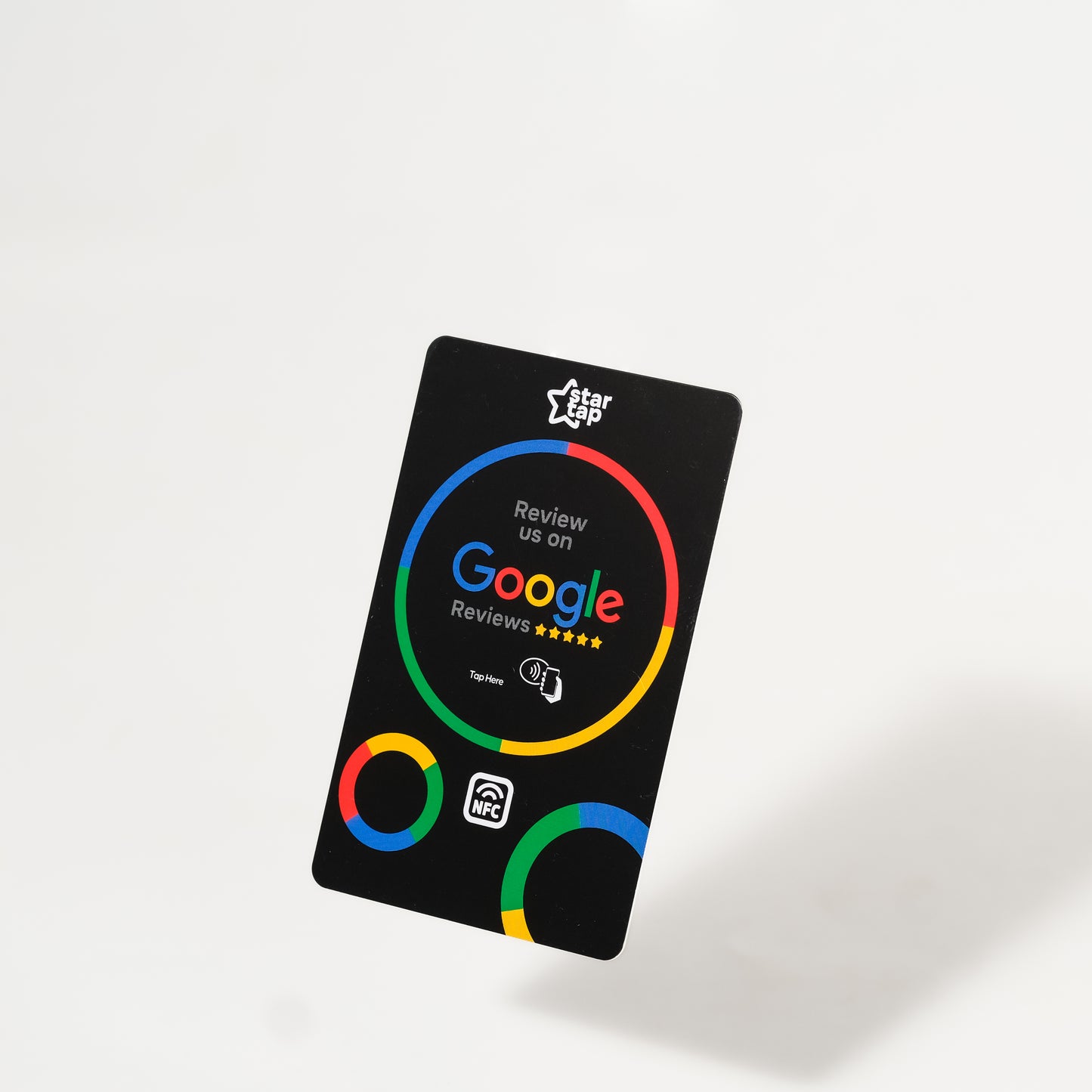 Google 5-Star Review NFC Card (Black) - Startap Company Limited