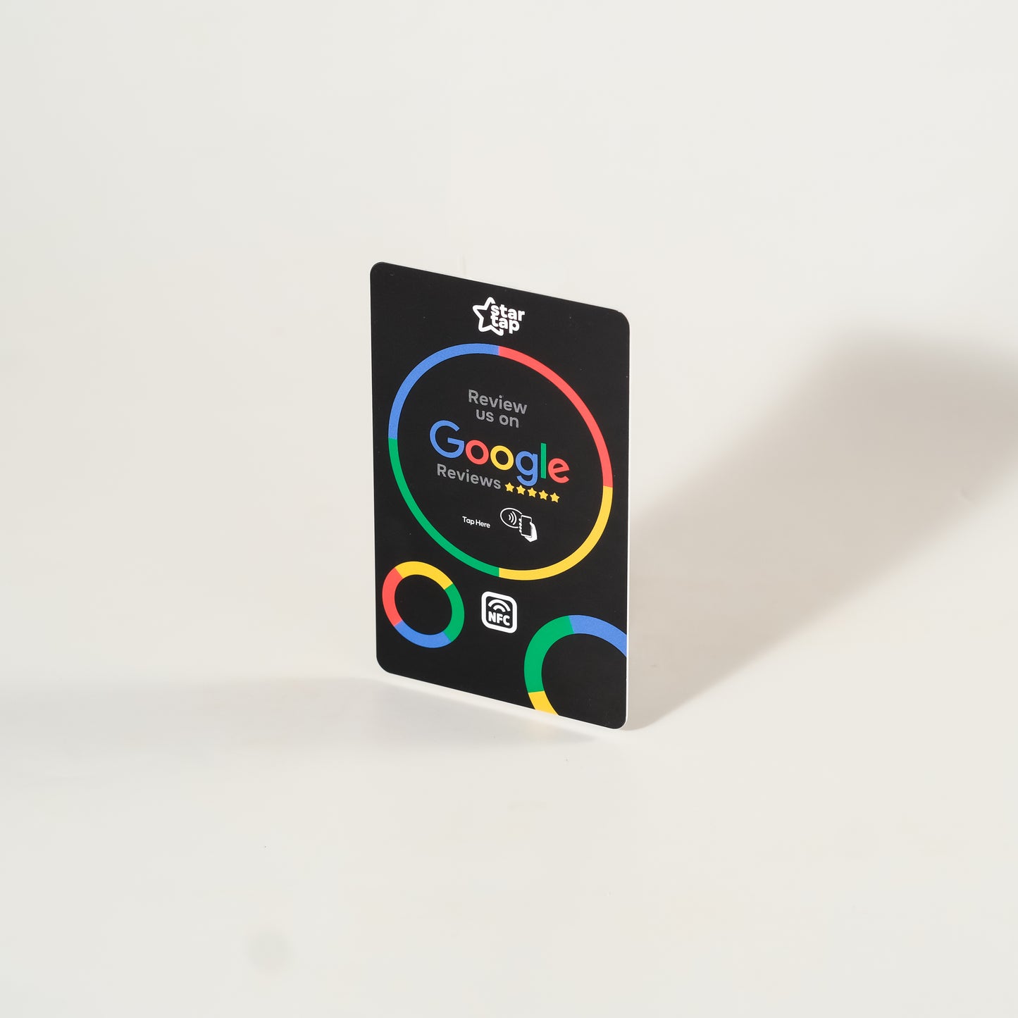 Google 5-Star Review NFC Card (Black) - Startap Company Limited