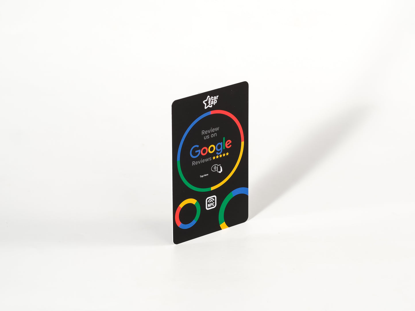 Google 5-Star Review NFC Card (Black) - Startap Company Limited
