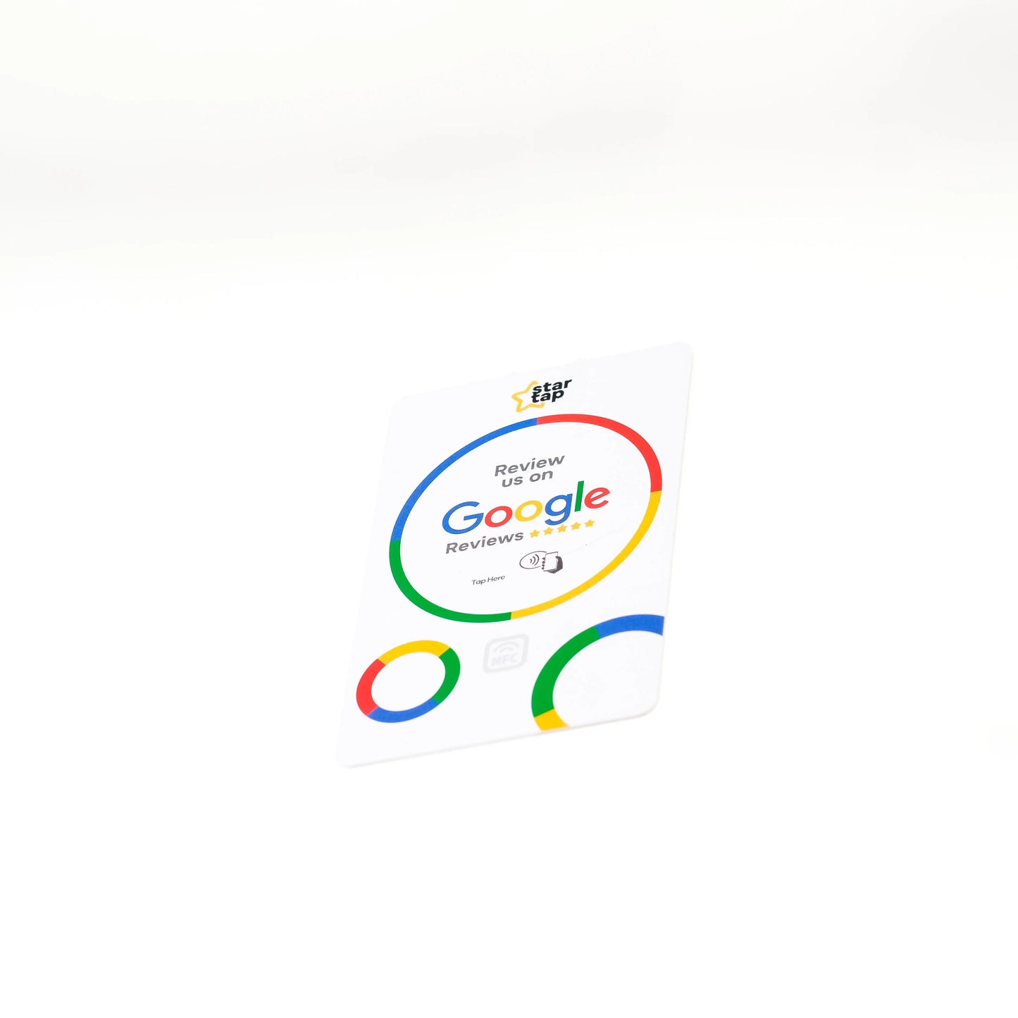 Google 5-Star Review NFC Card (White) - Startap Company Limited
