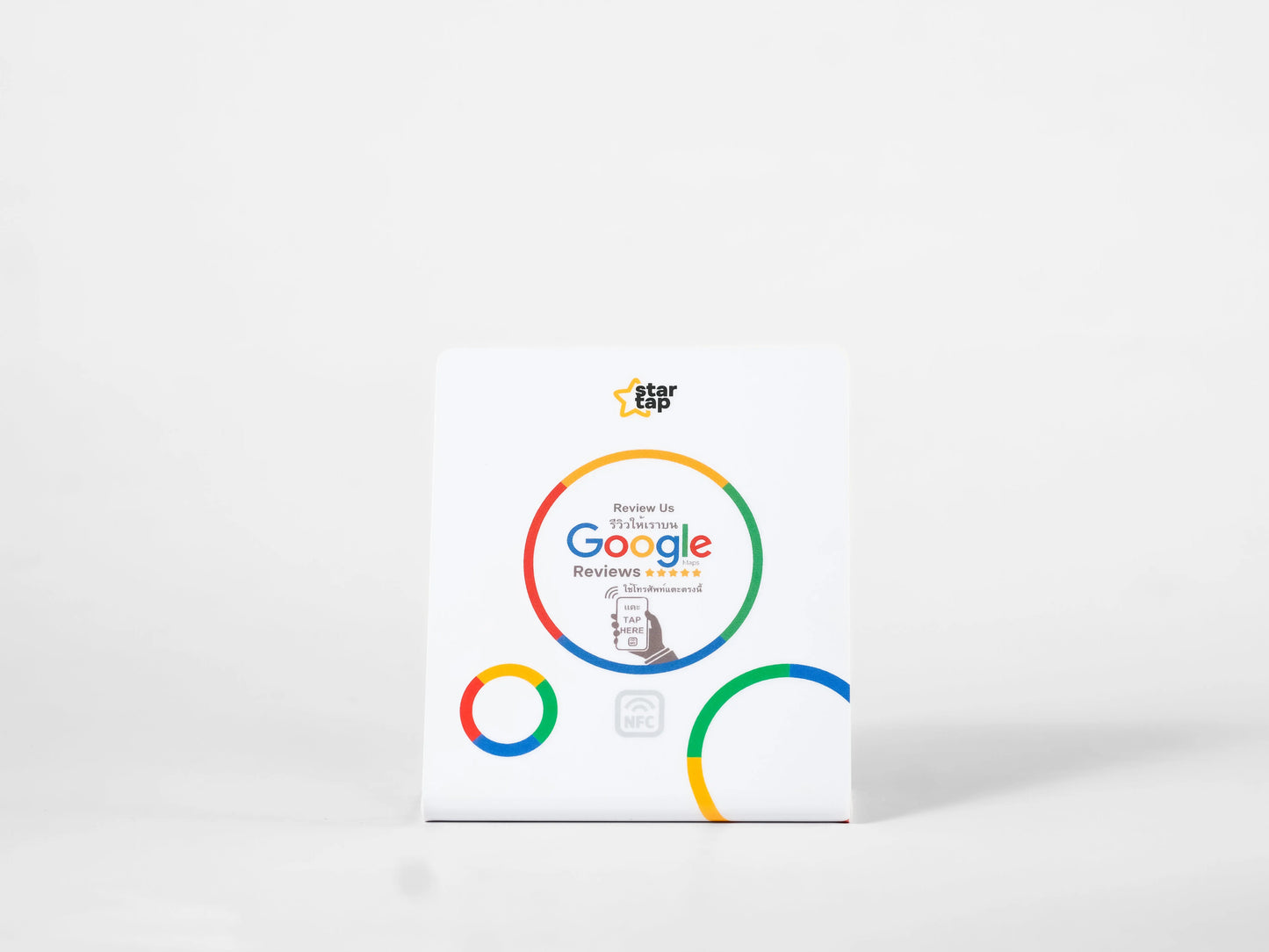 Google Review NFC Stand + 2 Google Review NFC Cards - Startap Company Limited