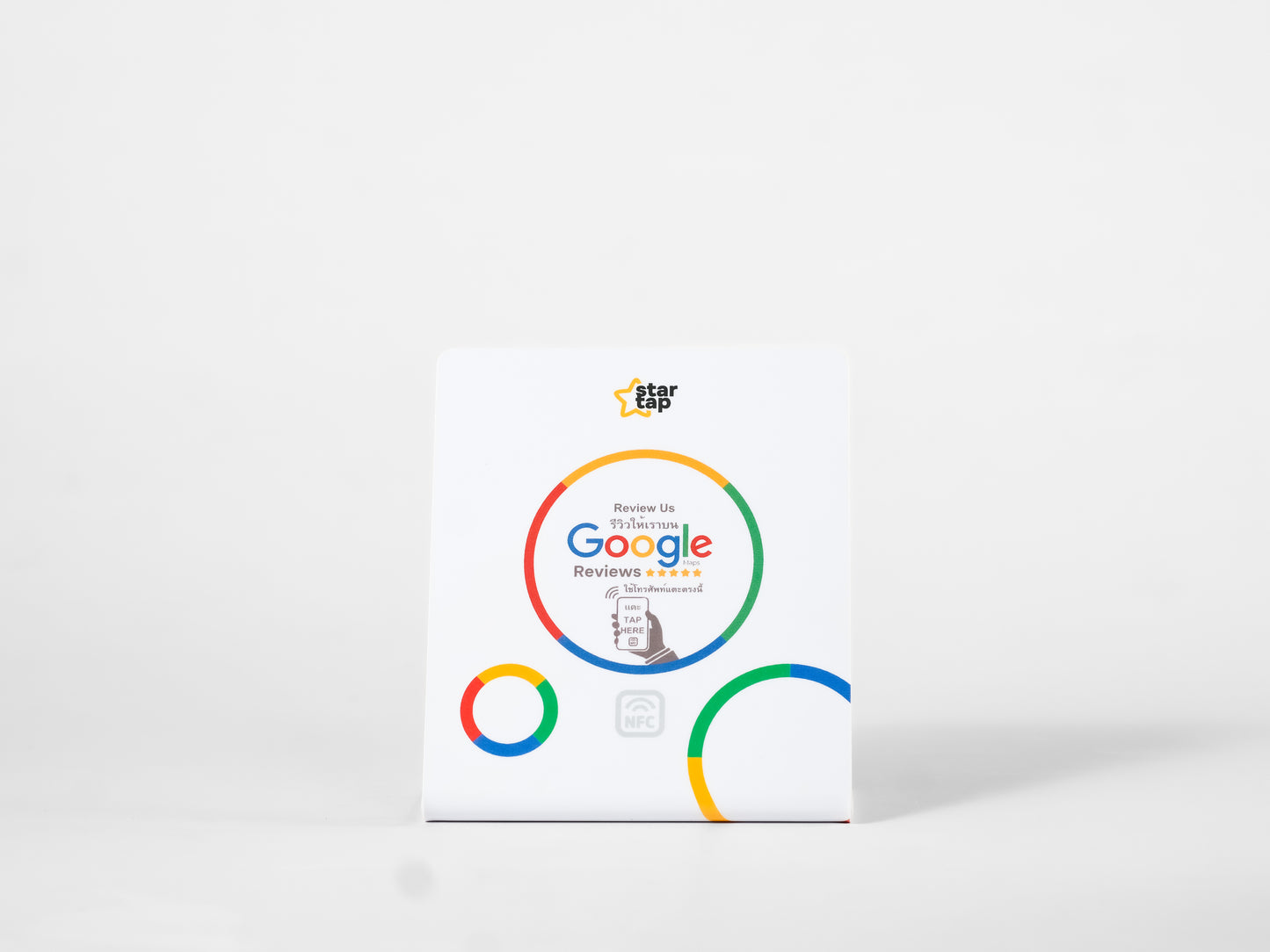 Google Review NFC Stand + 20 Google Map 5-Star Reviews - Startap Company Limited