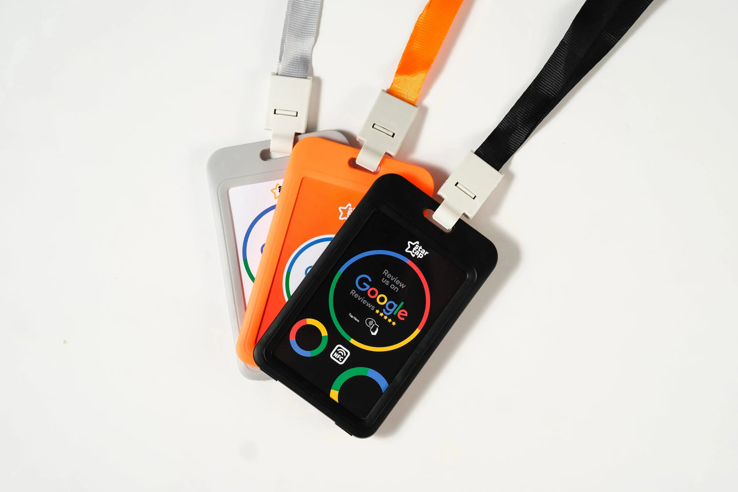 Google 5-Star Review NFC Card (White) - Startap Company Limited