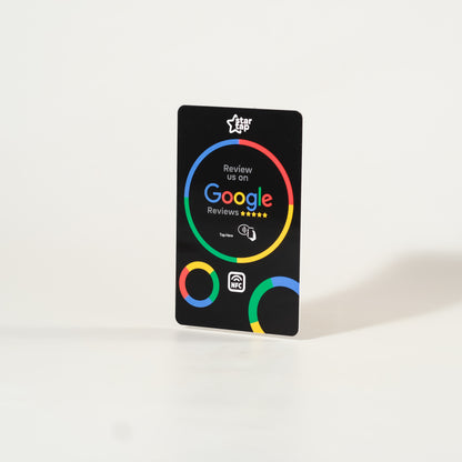 Google 5-Star Review NFC Card (Black) - Startap Company Limited