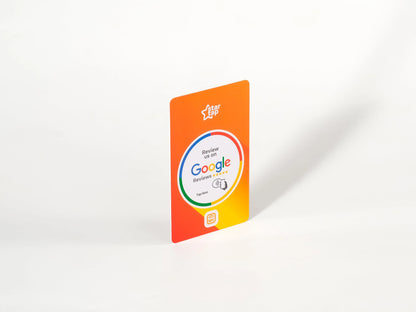 Google 5-Star Review NFC Card (Orange) - Startap Company Limited