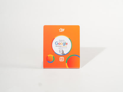 Google 5-Star Review NFC Stand (Orange) - Startap Company Limited