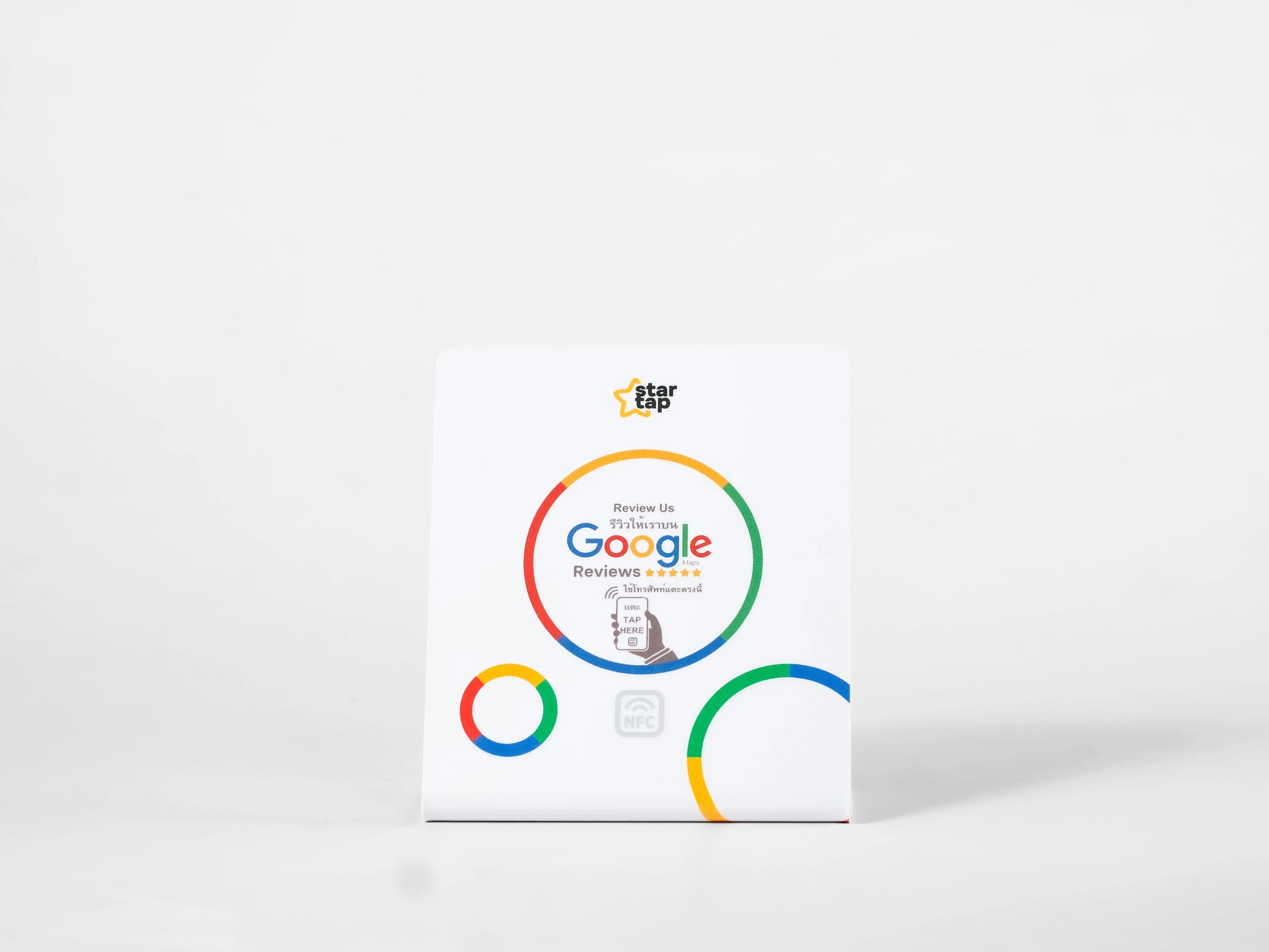 Google Review NFC Stand + 2 Google Review NFC Cards - Startap Company Limited