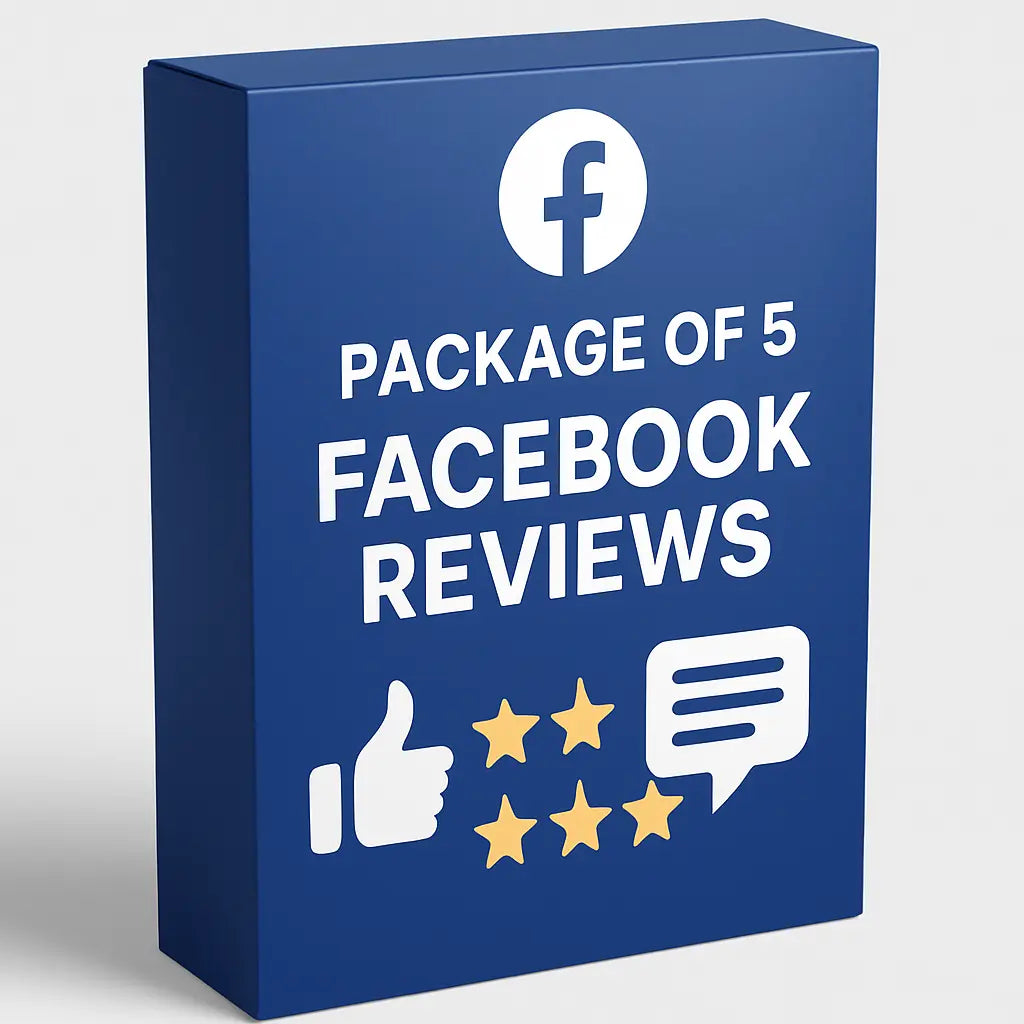 Package of 5 Facebook Reviews