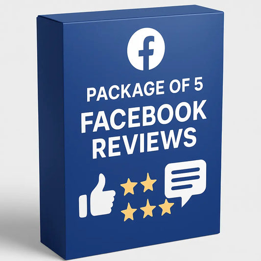 Package of 5 Facebook Reviews